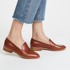 Madewell Frances Leather Loafer in Brown Sz 7